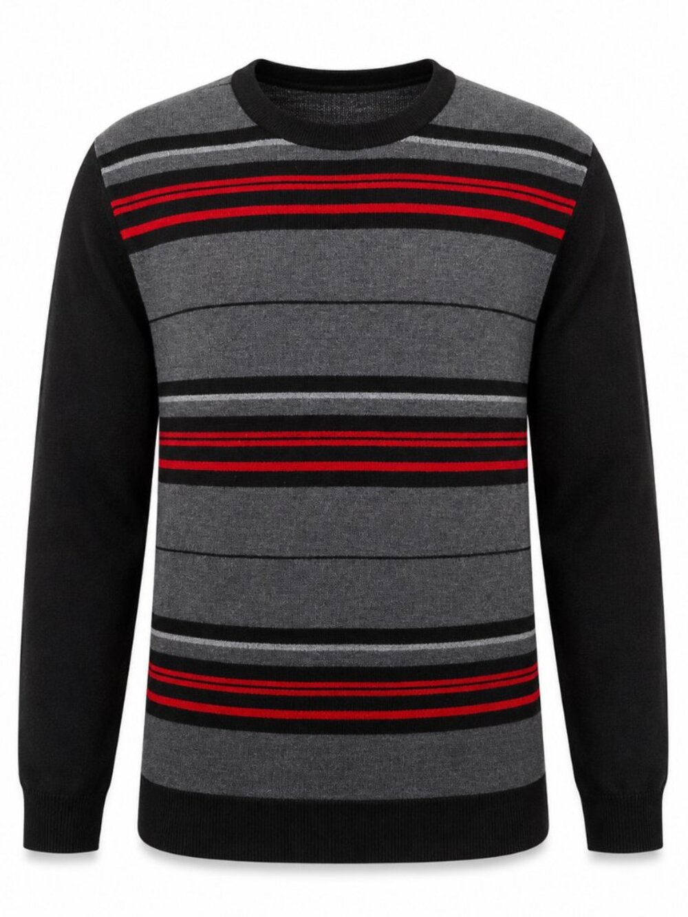 Grandpa Sweater Vroom & Dreesmann Munich Striped Sweater L